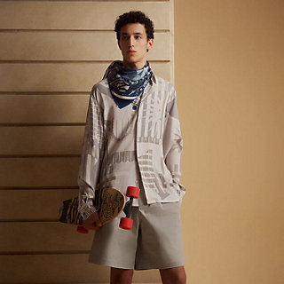 Faubourg of Dreams scarf 100 - Blue | Hermès Mainland China